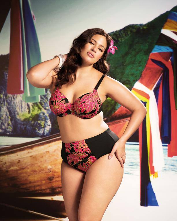 Ashley Graham in lingerie