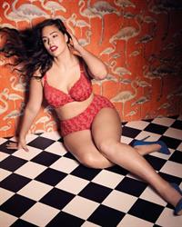 Ashley Graham in lingerie