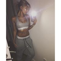 Hailey Bieber taking a selfie