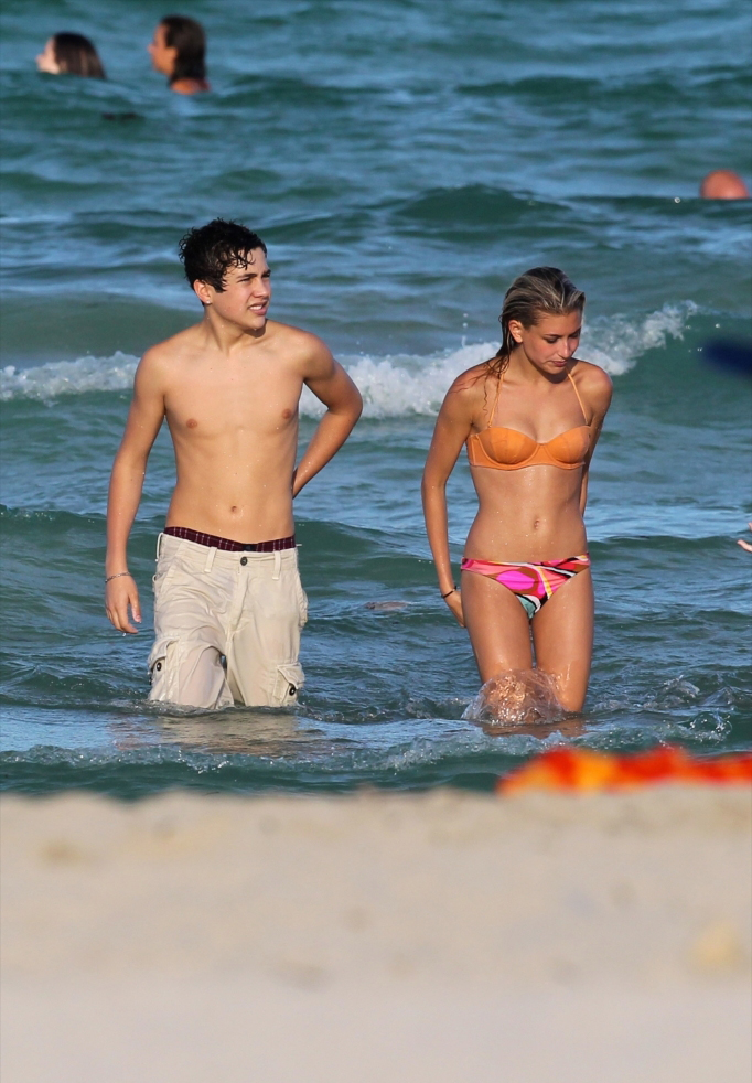 Hailey Bieber in a bikini