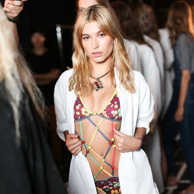 Hailey Bieber in a bikini