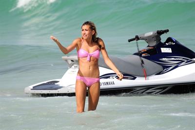 Hailey Bieber in a bikini