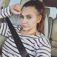 Fie Laursen taking a selfie