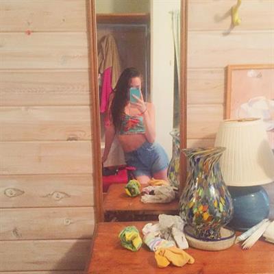 Christina Marie Harris taking a selfie