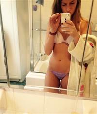 Anonymous in lingerie taking a selfie