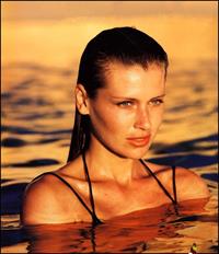 Daniela Pestova in a bikini