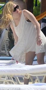 Avril Lavigne in a bikini