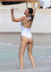 Bella Hadid in a bikini - ass