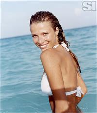 Veronika Vařeková in a bikini