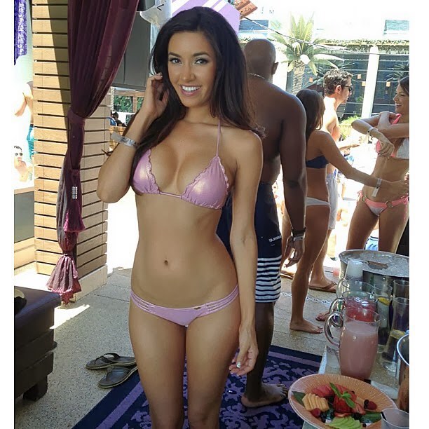 Mercedes Terrell in a bikini