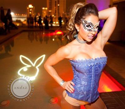 Emily Tisdale in lingerie