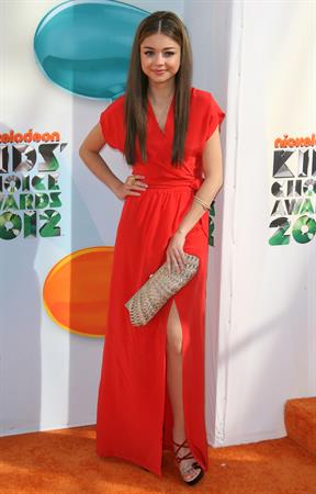 Sarah Hyland at the 2012 Nickelodeon Kids Choice Awards