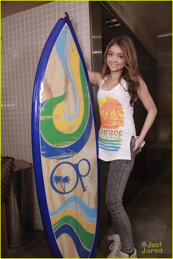 Sarah Hyland at the OP pool party