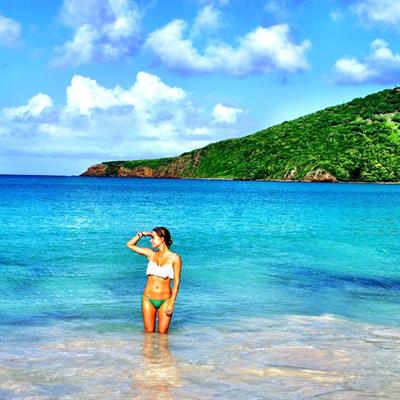 Sara Jean Underwood in a bikini