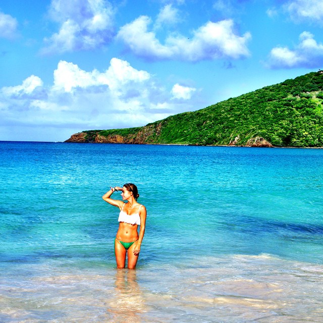 Sara Jean Underwood in a bikini