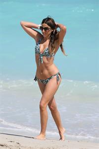 Claudia Romani in a bikini