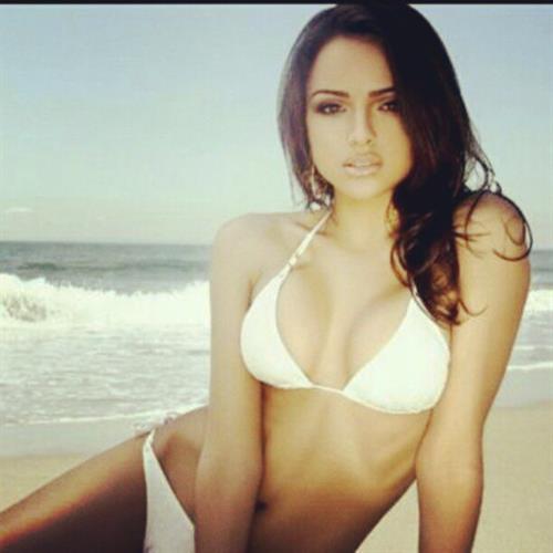 Lisa Ramos in a bikini