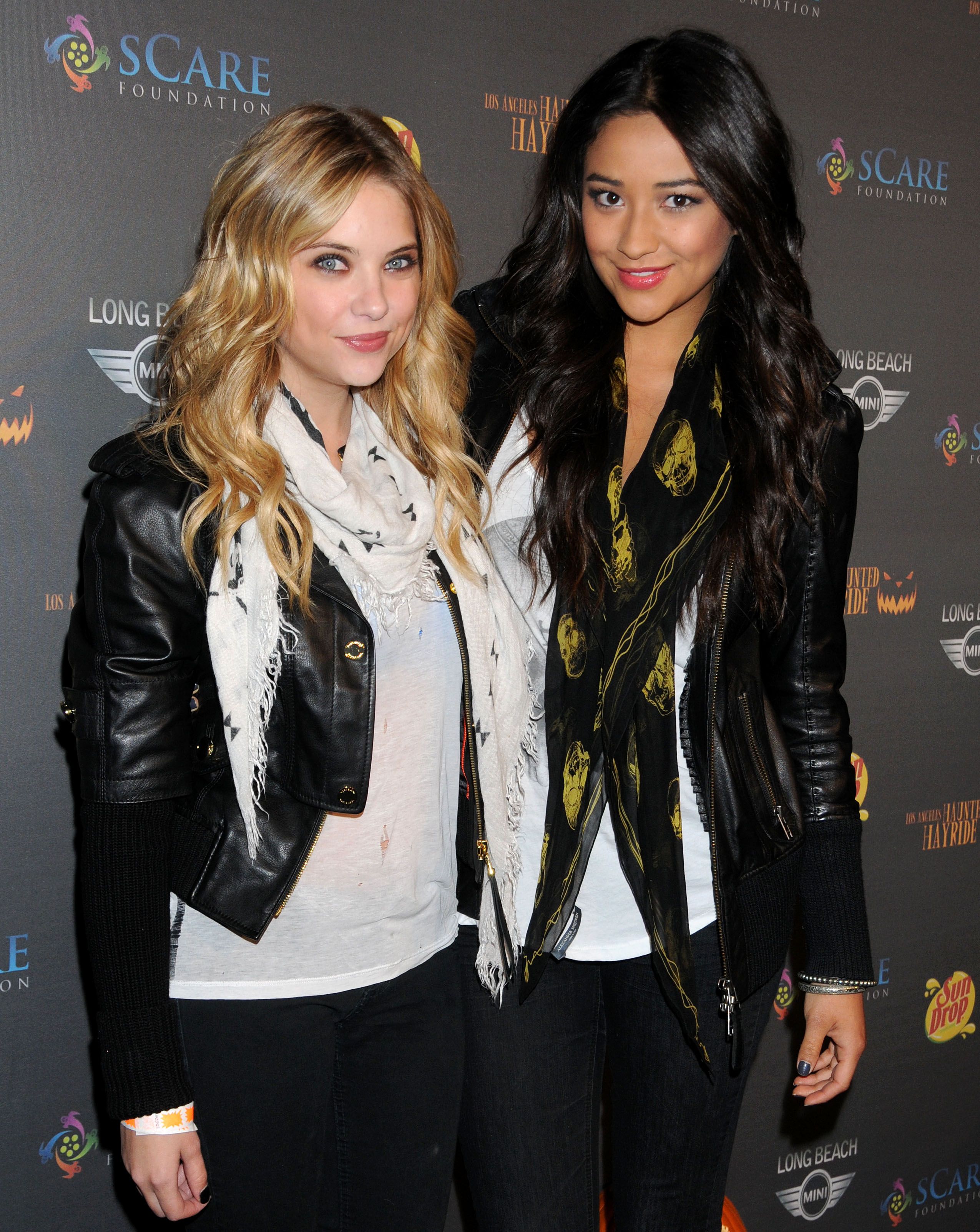 Ashley Benson and Shay Mitchell at 3rd Annual Los Angeles Haunted Hayride