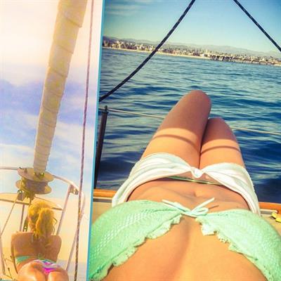 Audrey Allen in a bikini