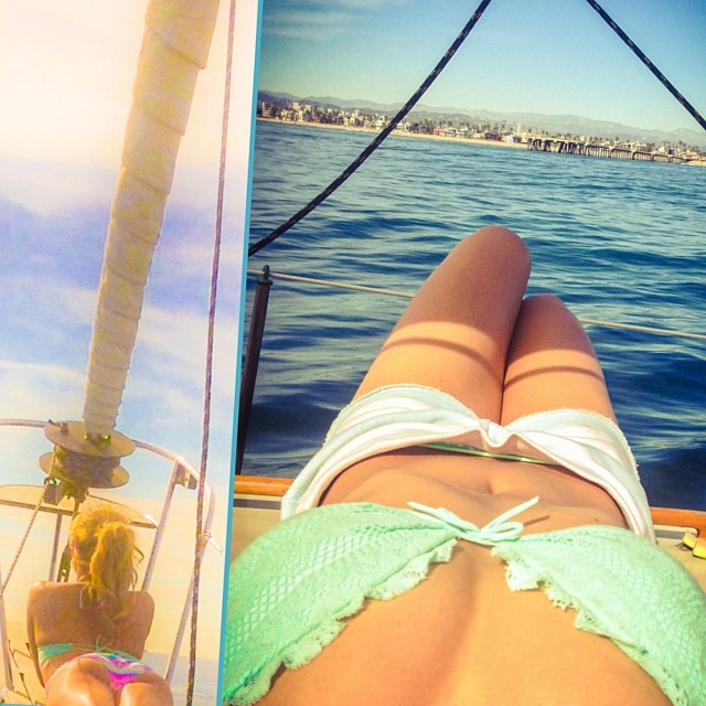 Audrey Allen in a bikini