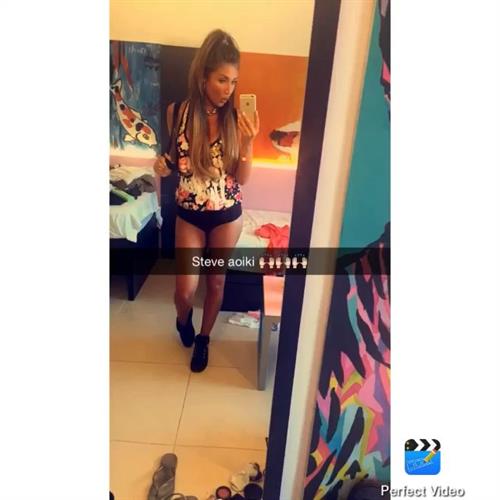 Megan McKenna taking a selfie