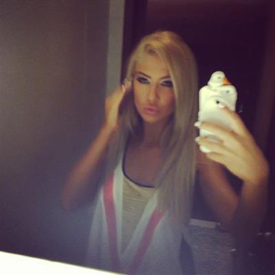 Andrea Ando taking a selfie