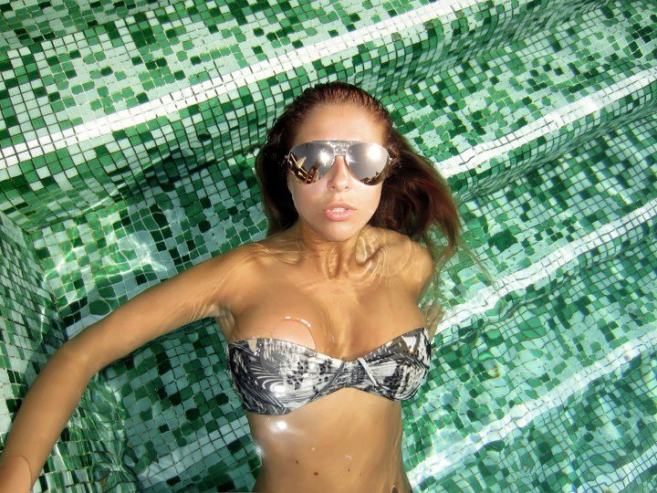 Andrea Ando in a bikini