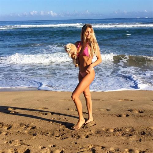 Alana Blanchard in a bikini