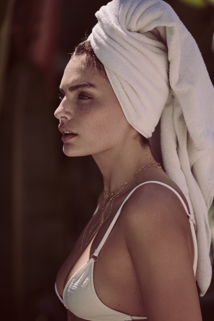 Alyssa Miller in a bikini in lingerie