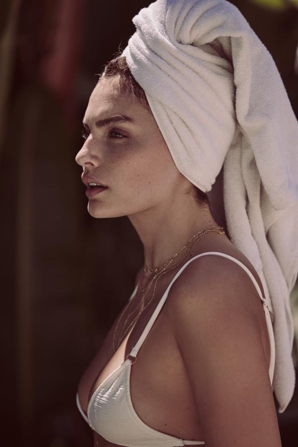 Alyssa Miller in a bikini in lingerie