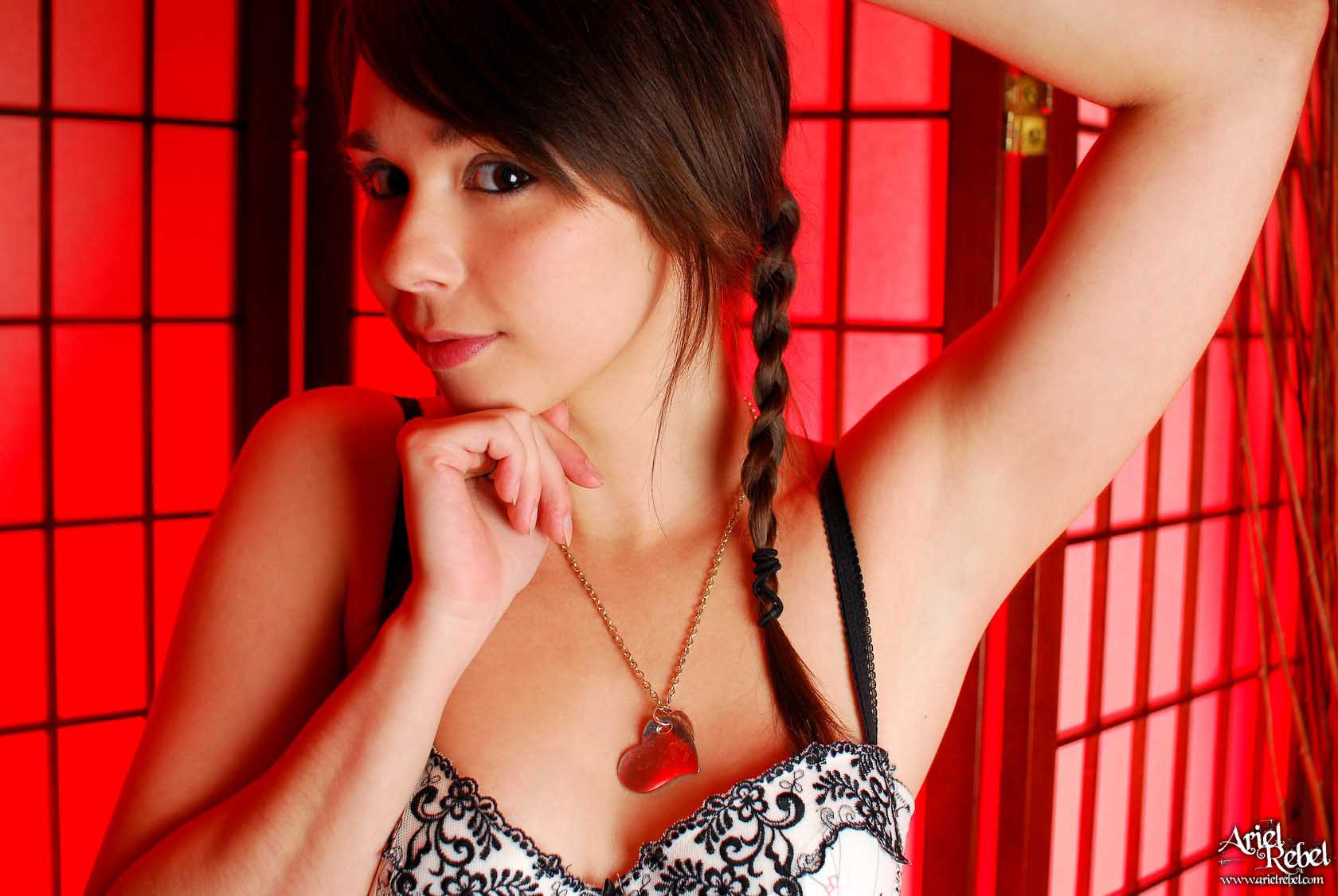 Ariel Rebel in lingerie