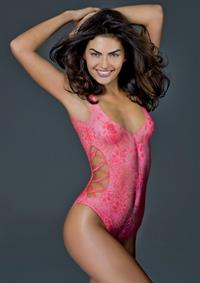 Alyssa Miller in body paint