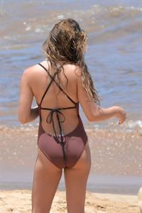 Lea Michele in a bikini - ass