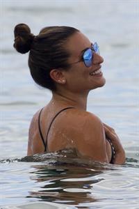 Lea Michele in a bikini
