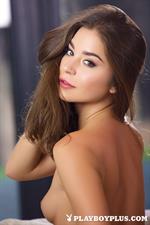 Playboy Cybergirl - Lilii Nude wearing pink socks at Playboy Plus!