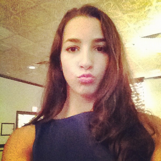 Aly Raisman taking a selfie