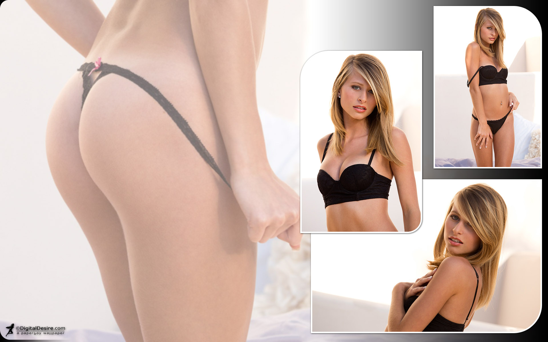 Lauren Clare in lingerie - ass