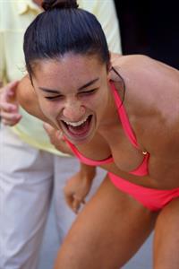 Michelle Jenneke in a bikini