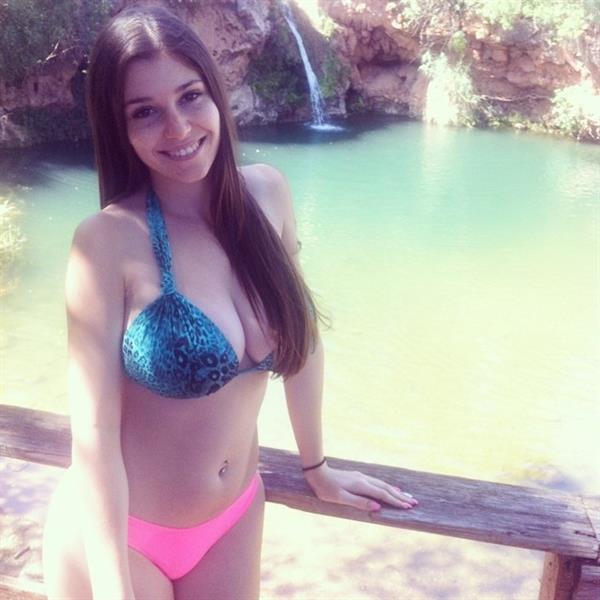 Carolina Neto in a bikini