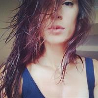 Ivana Španović taking a selfie