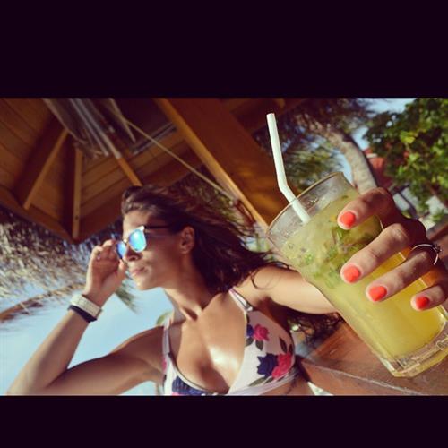 Ivana Španović in a bikini