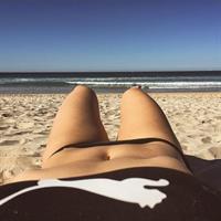 Michelle Jenneke in a bikini