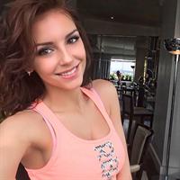 Galina Dubenenko taking a selfie