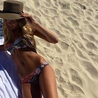 Bronte Blampied in a bikini