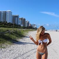 Bronte Blampied in a bikini