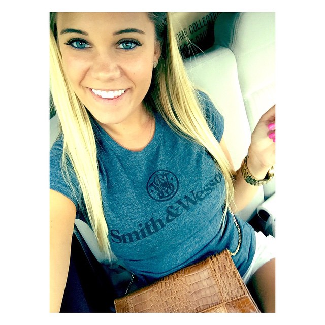 Kayla Garvey taking a selfie