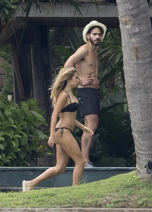 Sylvie van der Vaart in a bikini