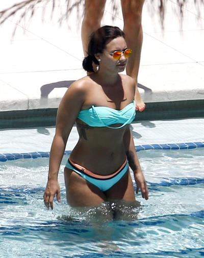Demi Lovato in a bikini