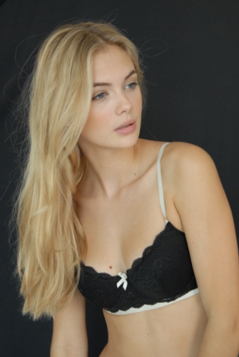 Megan Williams in lingerie