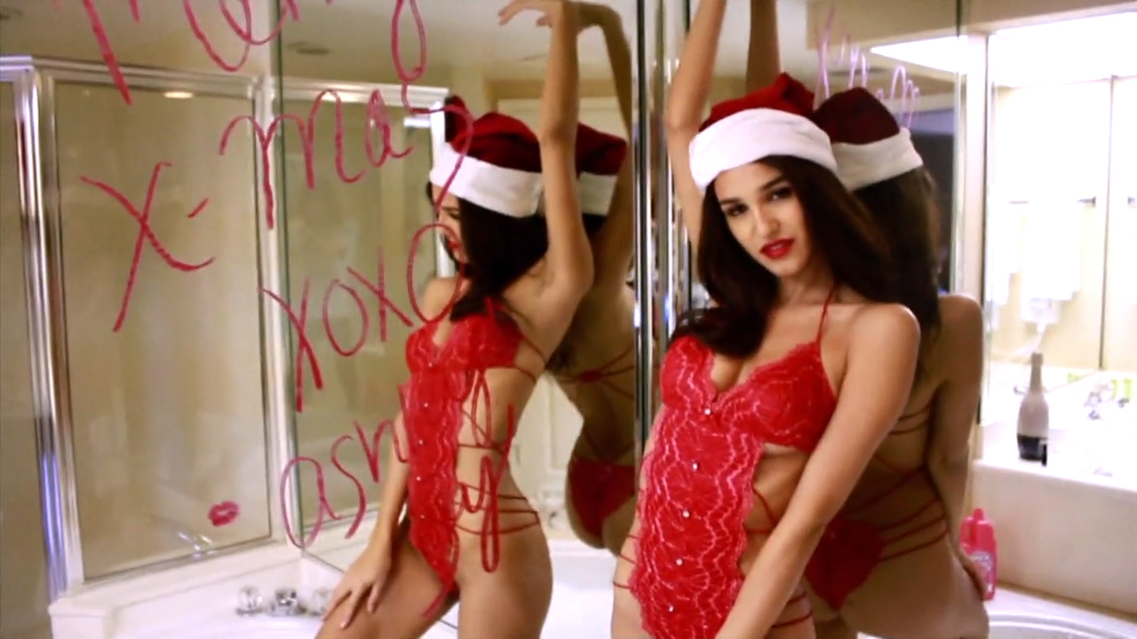 Ashley Sky in lingerie